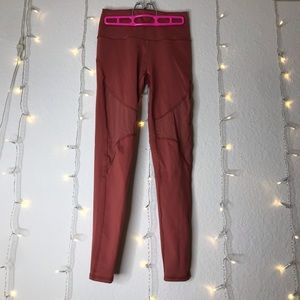 High Waisted Leggings with Mesh